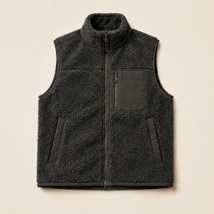 Sherpa Fleece Vest